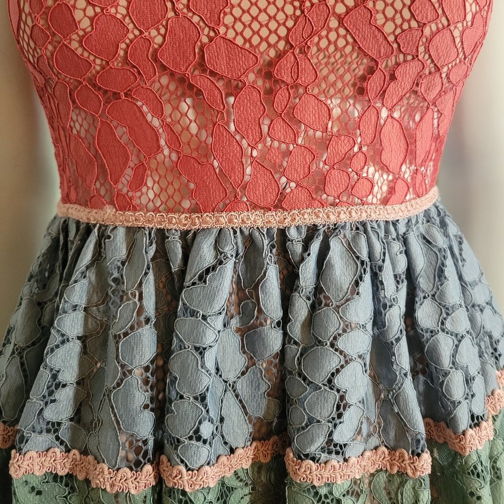 ALEXIS Vedette Colorblock A-Line Dress - Picture 5 of 8